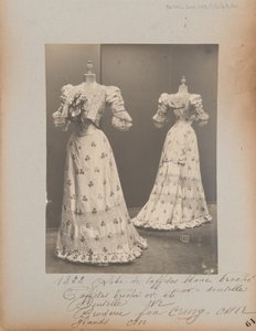 Página de álbum: Casa de Worth, Vestido de noche de Photographer French