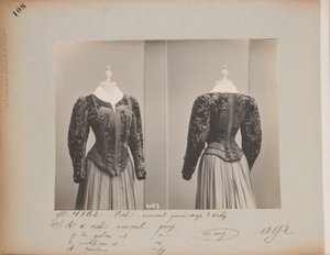 Página del Álbum: Casa de Worth, Chaqueta