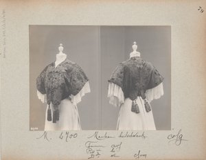 Página de álbum: Casa de Worth, Chaqueta