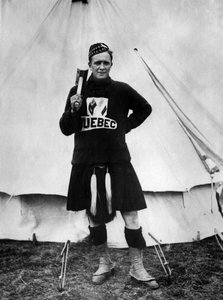 Soldado canadiense en camiseta de Quebec, Batalla del Somme de Photographer French