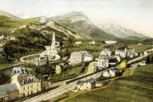 Lourdes, Francia, hacia 1905 (foto) de Photographer French