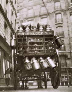 Carreta de leche en Clichy