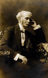 Retrato de Francois Stephen Emile Liegeard (1830-1925), escritor, poeta y político francés - Fotografía, Coll. Baussy de Photographer French