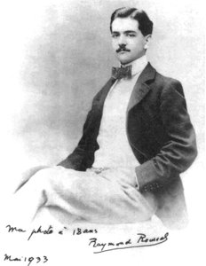 Raymond Roussel, mayo de 1933 (foto b/n)