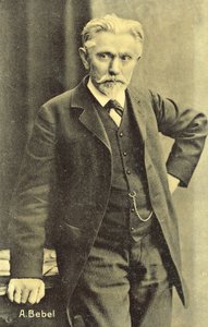August Bebel, político socialista alemán de Photographer German