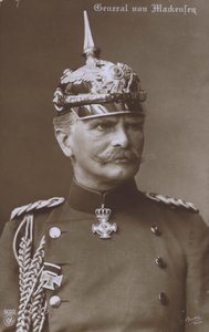 Mariscal de campo August von Mackensen, comandante militar alemán de la Primera Guerra Mundial