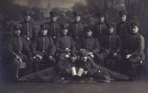 Grupo de soldados del ejército alemán de Photographer German
