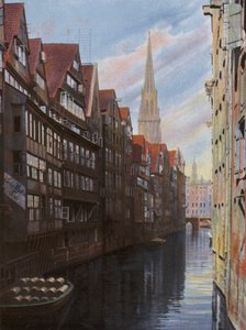 Hamburgo: Fleet bei der Groningerstrasse de Photographer German