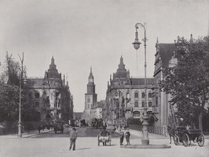 Puente Kaiser Wilhelm y Calle Kaiser Wilhelm de Photographer German