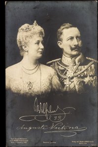 Emperador Guillermo II, Auguste Viktoria, Liersch 1250 de Photographer German