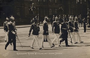 Kaiser Wilhelm II y sus hijos