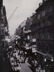 Leipzig: Petersstrasse durante la feria