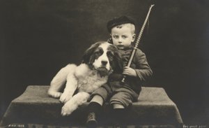 Niño pequeño con perro de Photographer German