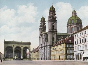 Múnich: Theatinerkirche y Feldherrnhalle de Photographer German