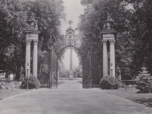 Potsdam, entrada al parque de Sanssouci de Photographer German