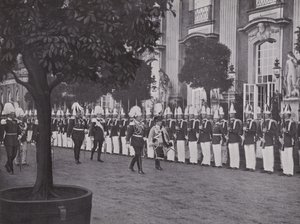 Potsdam, Recepción de Príncipes por el Emperador en el Nuevo Palacio de Photographer German
