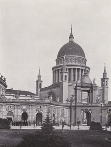 Potsdam, Palacio de la Ciudad, Portal Fortuna y Iglesia de San Nicolás de Photographer German