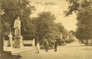 Siegesallee y estatua del Kaiser Wilhelm I, Berlín