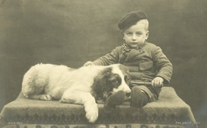 Niño pequeño con su perro de Photographer German