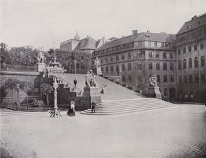Escalera de la terraza de Brühl