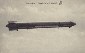 Zeppelin LZ III en vuelo