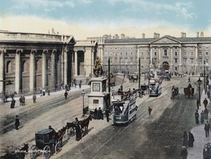College Green, Dublín (foto a color) de Photographer Irish