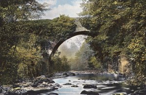 Irlanda: Puente Dargle, Condado de Wicklow (foto a color) de Photographer Irish