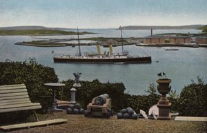 Irlanda del Sur: puerto de Queenstown, condado de Cork (foto a color) de Photographer Irish