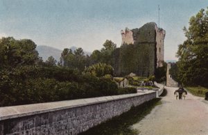 Irlanda del Sur: Ross Castle, Killarney (foto a color)