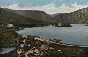 Irlanda del Sur: Oratorio de San Finbar, Gougane-Barra, Condado de Kerry (foto a color) de Photographer Irish