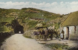Irlanda del Sur: túnel cerca de Glengarriff, condado de Cork (foto a color) de Photographer Irish