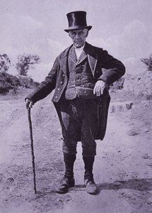 Caballero del sur de Irlanda, c.1910 (foto en blanco y negro) de Photographer Irish