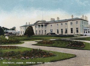 Residencia Virreinal, Phoenix Park, Dublín de Photographer Irish