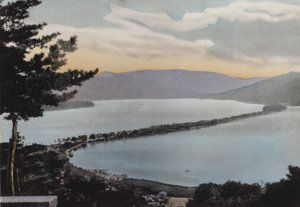 Japón, c.1912: Amano-Hashidate, una de las tres escenas más notables de Japón; A unas 80 millas de Kioto de Photographer Japanese