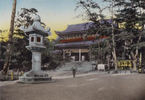 Japón, c.1912: Templo Budista Chionin, una de las sectas más influyentes en Japón