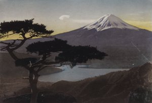 Japón, c.1912: Monte Fuji desde el Paso Misaka