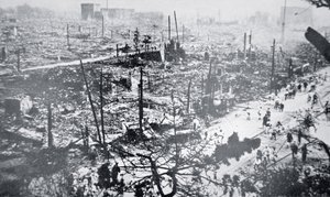 Tokio después del terremoto de Kanto de Photographer Japanese
