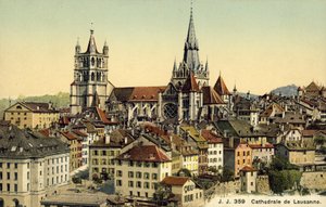 Catedral de Lausana (foto en color)