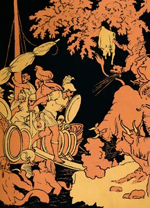Los toros que escupen fuego, 1880 de Picart