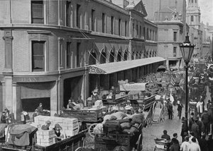 Mercado de Billingsgate, Ciudad de Londres, c1900 1911 de Pictorial Agency
