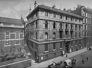 Casa de la Sociedad Bíblica Británica y Extranjera, Ciudad de Londres, c1890 1911 de Pictorial Agency