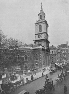 Iglesia de St Botolph-without-Bishopsgate, Ciudad de Londres, c1890 1911 de Pictorial Agency