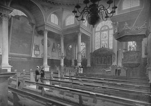 Iglesia de San Esteban, Walbrook, Ciudad de Londres, c1890 1911 de Pictorial Agency
