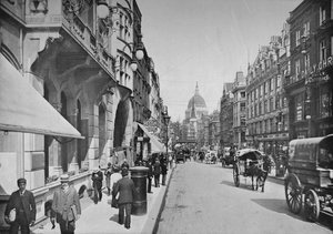 Fleet Street, Ciudad de Londres, c1900 1911 de Pictorial Agency