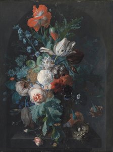 Jarrón con flores, de Jan Van Huysum de Pictufy