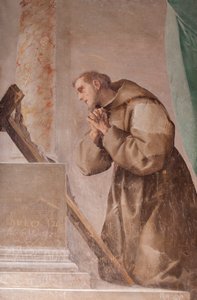 La oración de San Francisco por la salvación de Pier Francesco Morazzone