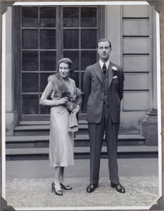 Lord Charles Cavendish y Adele Astaire en su día de boda de Blaise Nicolas Le Sueur