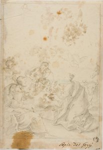 Adoración de los pastores de Pier Leone Ghezzi