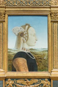 Retratos de la duquesa de Urbino, Battista Sforza de Piero della Francesca