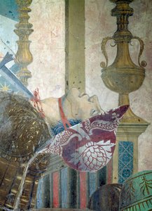 La Leyenda de la Vera Cruz, la Batalla de Heraclio y Cosroes (detalle) de Piero della Francesca
